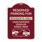 Signmission Reserved Parking Reserved Parking for Residents Only Unauthorized Vehicles Towed Away, BU-1824-23042 A-DES-BU-1824-23042 - alternate 1